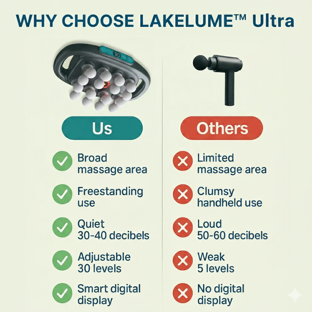 LAKELUME™ Ultra-Recovery Massage Gun