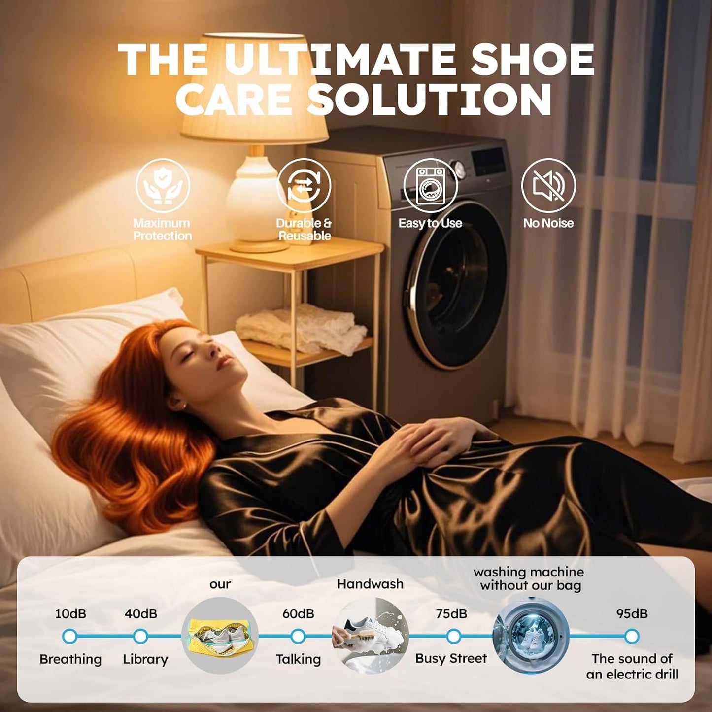 Shoe Washing Machine Bag