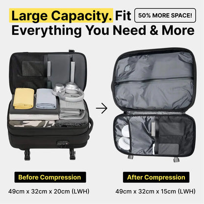 LAKELUME® Matte Travel Backpack 60L