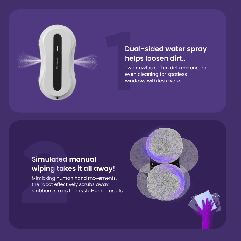 Window cleaning robot OVOX R8 “2026 model”