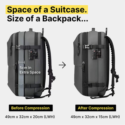 LAKELUME® Matte Travel Backpack 60L